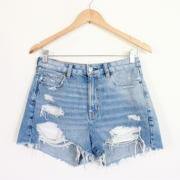 American Eagle Outfitters Pants - American Eagle Mom Distressed Shorts 6